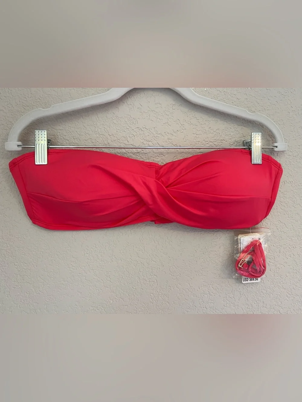 Tommy Bahama Coral Twist Bandeau Bikini Top